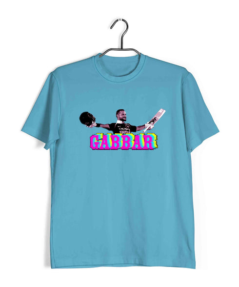 Cricket Gabbar Sports Casual Graphic Printed T-Shirt for Men